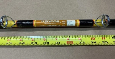 Kencor 90SSF 5’5” 1 Piece Tenlew Magnaglas Fishing Rod Made In California U.S.A. - Image 1 of 4