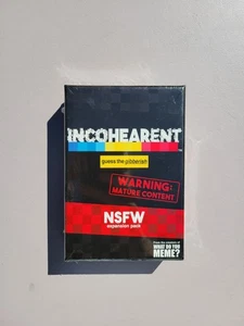 INCOHEARENT Guess The Gibberish Game NSFW Expansion Pack Sealed Mature Content - Picture 1 of 4