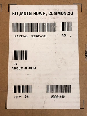 HP 360322-503 2U Rail Kit Rails with CMA for ProLiant DL380 G4 G5 DL385 G1 G2 G5 - Image 1 of 4