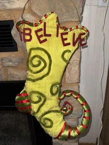 Department Dept 56 Patience Brewster I Believe 21” Christmas Holiday Stocking - Picture 1 of 3