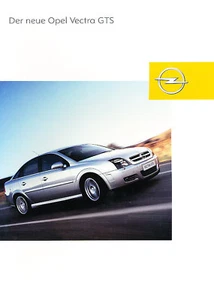 2003 Opel Vectra GTS German Sales Brochure Prospekt - Picture 1 of 1