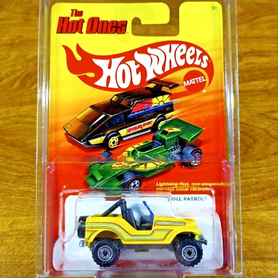 Jeep amarillo CT Wheels The Hot Ones Roll Patrol 2011 todoterreno CJ-7 Hot Wheels Foto 1 de 3