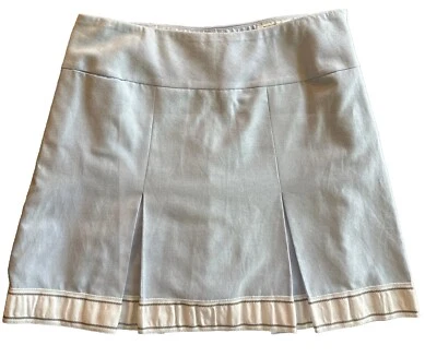 Pantalón Corto Plisado Golftini Azul Tiki Talla 6 Cinta Cambray Foto 1 de 4