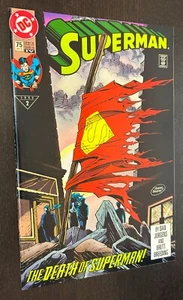 SUPERMAN #75 (DC Comics 1993) -- Cuarta impresión -- Death of Superman -- Casi nuevo- - Imagen 1 de 2
