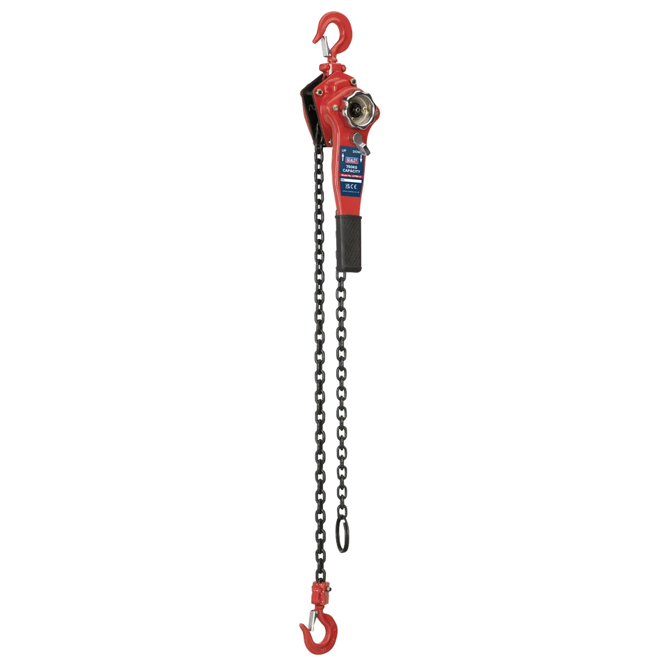 Lever Hoist Steel 750kg LH750 Sealey New - Image 1 of 1