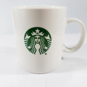 Starbucks Mug 2016 12 fl oz Coffee Tea Cup White Green Mermaid Used Condition - Picture 1 of 7