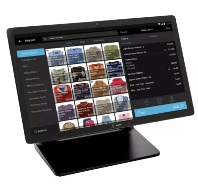 Talech POS Point of Sale Terminal ELO Touchscree All-in-One ESY15I1 2UWD E966678 - Image 1 of 4
