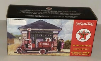 ERTL Texaco 1919 Special Chrome Edition GMC Tanker Truck Bank Diecast Unopened - Image 1 of 4