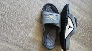 Jordan Hydro IV Cool Grey Retro Slides 9 New - Picture 1 of 7