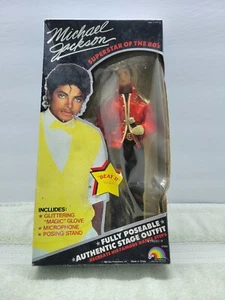 MUÑECA VINTAGE 1984 MICHAEL JACKSON SUPERESTRELLA DE LOS 80 "BEAT IT" NUEVA EN CAJA muy rara - Imagen 1 de 15