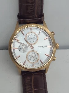 Reloj Kennteh Cole Acero Inoxidable - Correa Cuero KC5000301 - Imagen 1 de 12