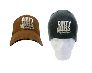 Dirty Jobs Mike Rowe Works Headwear 2 Piece Set CAP and Knit Combo - Picture 1 of 9