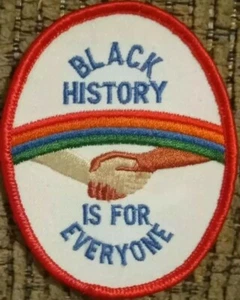 Black History is for Everyone embroidered sew on patch - Picture 1 of 2