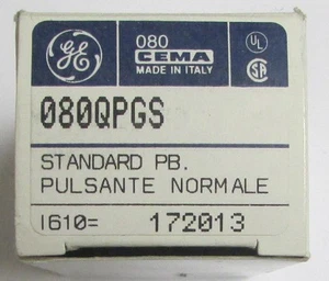 GE GENERAL ELECTRIC 080QPGS CEMA 080 Pulsante quadrato giallo 080 QPGS - Foto 1 di 3