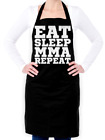 Eat Sleep MMA Repeat Unisex Apron - Mixed Martial Arts - Karate - Fighting