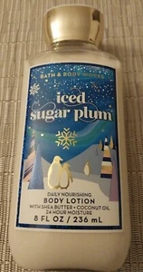 Iced Sugar Plum Bath & Body Works Lotion 8 oz 236 ml Skin Cream US New Cosmetics - Picture 1 of 4
