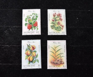 ST VINCENT 1985 KRÄUTER + GEWÜRZE SET S829-832 POSTFRISCH - Bild 1 von 3