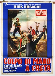 manifesto 2F film ILL MET BY MOONLIGHT Dirk Bogarde M.Powell E.Pressburger 1957 - Foto 1 di 2