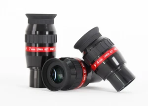 1.25INCH 82-Deg Ultra Wide Angle 4/7/16mm for AstroTelescope Eyepiece Lens - Picture 1 of 8