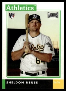 2020 Topps Archives Snapshots Sheldon Neuse RC #AS-SN - Picture 1 of 2