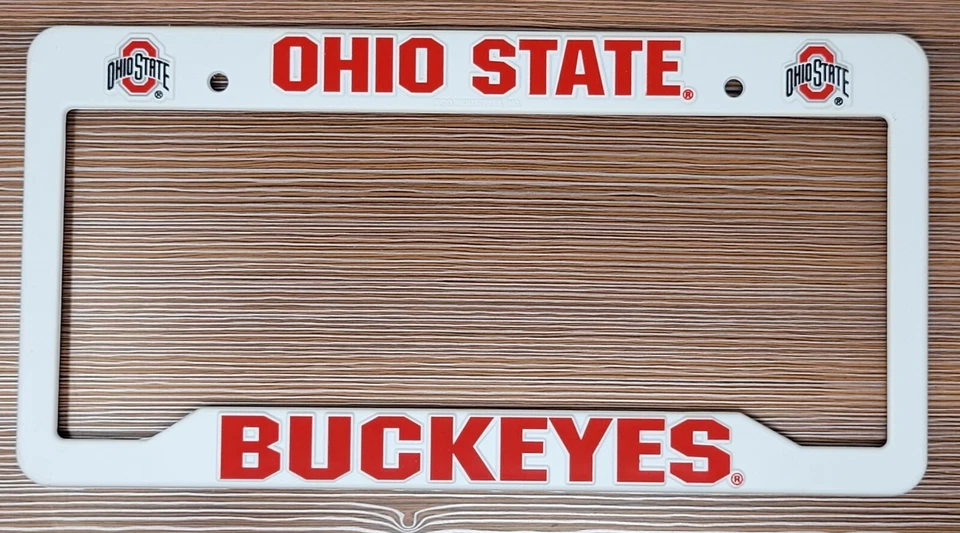 Пластиковая рамка для номерного знака Ohio State Buckeyes - Изображение 1 из 1