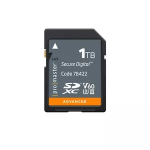 Promaster SDXC 1TB Advanced UHS-II V60 Memory Card #78422 - Picture 1 of 1