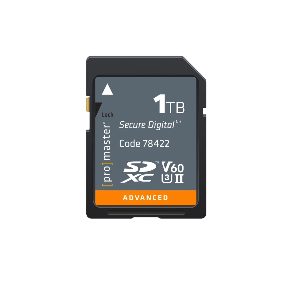 Promaster SDXC 1TB Advanced UHS-II V60 Memory Card #78422 - Image 1 of 1