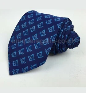Masonic Regalia Craft Mason Silk Tie with Square Compass & G Lodge Gift - Bild 1 von 3