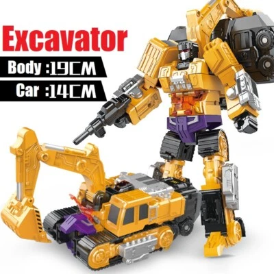 Transformator Bagger Devastator Action Figure Engineering Truck Roboter Kinder - Bild 1 von 4