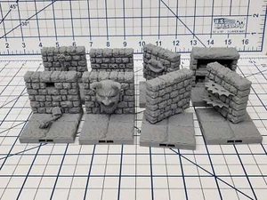 Dungeon Style - Special Walls 1 - DragonLock - DND - Pathfinder - RPG - Dungeon  - Bild 1 von 13