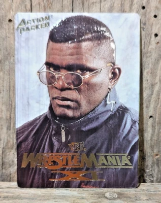 1995 Action Packed WWF Lawrence Taylor Promo Card #LT1 WrestleMania XI - Image 1 of 2
