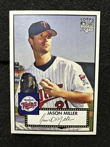 Jason Miller #99 2007 Topps '52 novatos QTY Minnesota Twins - Imagen 1 de 2