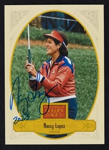 Nancy Lopez signierte 2012 Panini Golden Age Karte #83 - LPGA Golfer Autogramm - Bild 1 von 2