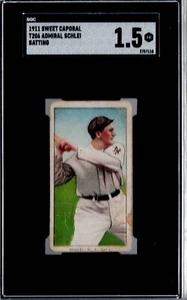 SGC 1.5+ T206 Almirante SCHLEI BATEO, Sweet Caporal 350-460 Gigantes - Imagen 1 de 2