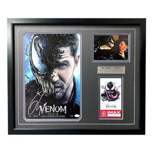 Tom Hardy Autographed "Venom" Authentic Movie Poster IMAX Framed JSA COA Signed - Picture 1 of 10