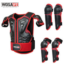 Produktbild - WOSAWE Kid Schutzkleidung mit Knieschoner Ellenbogenschoner Schutz Weste Rüstung