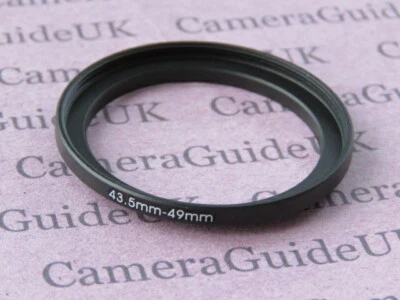 43.5mm to 49mm Male-Female Stepping Step Up Filter Ring Adapter 43.5mm-49mm  - Image 1 of 2