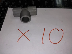 LOT OF 10 1/2" .5" Socket CPVC Schedule 80 TEE T SLIP GLUE NFS-PW PVC - Picture 1 of 3