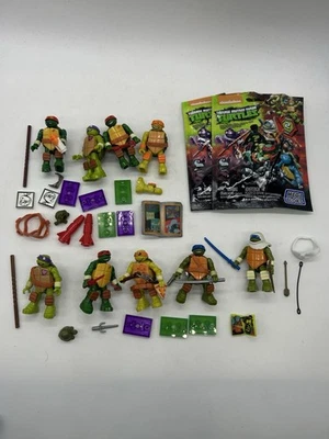 2015 Mega Bloks TNMT Lot-assorted Series 1 &2 Figures + Extras - Image 1 of 4