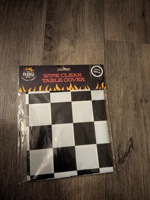 Wipable Check Table Cover Brand New In Original Packaging 137x182cm - Image 1 of 4