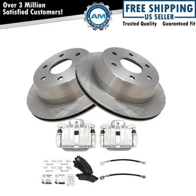 Brake Pad & Rotor Kit Semi-Metallic Fits 2000-2001 Chevrolet Tahoe GMC Yukon - Image 1 of 4