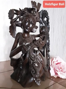 Holzfigur Bali, Hindugottheit, Holzschnitzerei - Bild 1 von 7