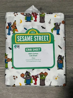 SESAME STREET Halloween CUNA Hoja ELMO Bert Ernie Galleta Monstruo Contar Calabaza Foto 1 de 4