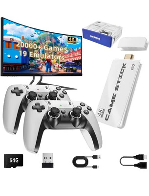 BADGOAL Upgrade Retro Game Console Stick Pro (2025)