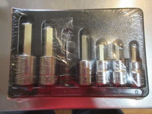 New!!! Snap-on 307ESAMY 1/2" drive Allen Hex Socket Set 6 8 10 12  17 19 mm - Picture 1 of 3