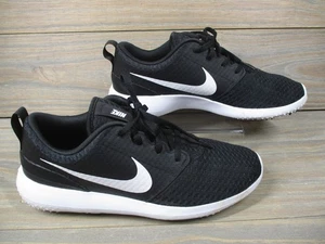 Zapatos de golf Nike Roshe G para hombre talla 9 negros blancos ligeros sin clavos CD6066-001 - Imagen 1 de 11