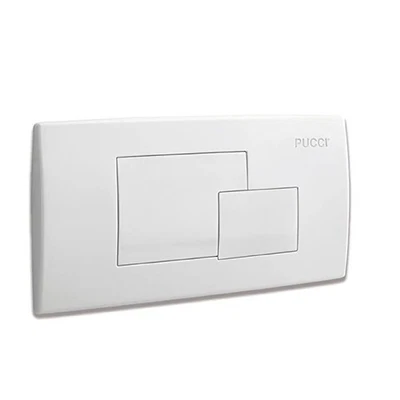 Placca di comando Pucci Eco 80005410 bianca per cassetta Pucci Eco Rame