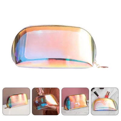  Petite Trousse De Maquillage Toilette Transparente Soupchage Pour Les Femmes - Photo 1/4