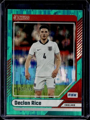 2024-25 Donruss Declan Rice Teal #5/199 England - Image 1 of 2