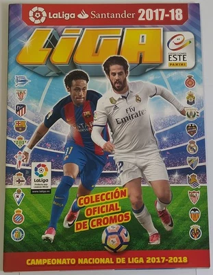 Liga 2017-2018 Album Incompleto Figurine Panini Este Spain - Immagine 1 di 4